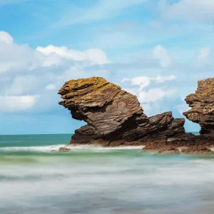 Llangrannog Beach, Ceredigion (Cardigan), West Wales, Wales, United Kingdom, Europe