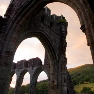 Llantony Priory, Powys, Wales, United Kingdom, Europe