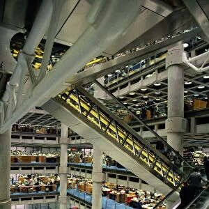 Lloyds Building, designed by Richard Rogers, City of London, London