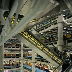 Lloyds Building, designed by Richard Rogers, City of London, London