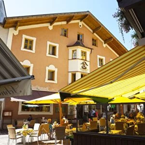 Local cafe and restaurant, Zell am See, Pinzgau, Salzkammergut, Austria, Europe
