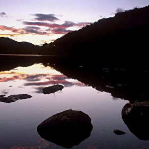 Loch Achray at sunset
