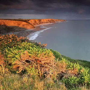 Looking towards Nash Point from Southerndown, Glamorgan Heritage Coast, South Wales, United Kingdom, Europe