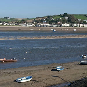 Low tide at the town of Appledore looking towards Instow, Devon, England