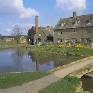 Lower Slaughter, The Cotswolds, Gloucestershire, England, UK, Europe