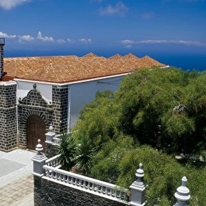 Main church and square, Valverde, El Hierro, Canary Islands, Spain, Atlantic, Europe