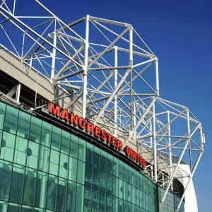 Main entrance at Manchester United Football Club Stadium, Old Trafford