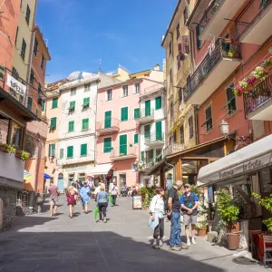 Manarola, Riomaggiore, Cinque Terre, UNESCO World Heritage Site, Liguria, Italy, Europe