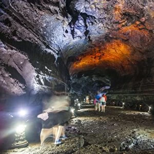 Manjanggul longest lava tube system in the world on the island of Jejudo, UNESCO World Heritage Site, South Korea, Asia