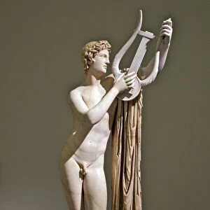 Marble sculpture of Pothos, 2nd century AD, National Archaeological Museum, Naples, Campania, Italy