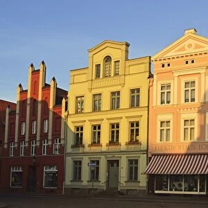 Marktplatz (market place), Wismar, UNESCO World Heritage Site, Mecklenburg-Vorpommern, Germany, Baltic Sea, Europe