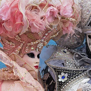 Masks and costumes, Carnival, Venice, Veneto, Italy, Europe