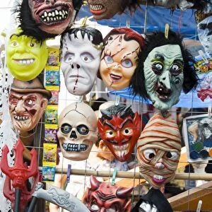 Masks for sale on market day