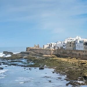 Medina old town, protected by 18th-century seafront ramparts, Skala de la Kasbah