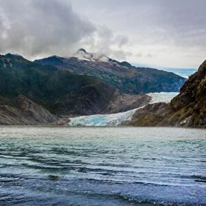 Mendenhall Glacier in Juneau, Alaska, United States of America, North America