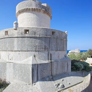 Minceta Fort and Old Town walls, UNESCO World Heritage Site, Dubrovnik, Dalmatia, Croatia, Europe