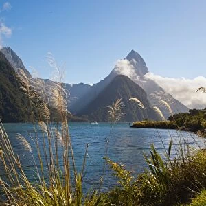 Mitre Peak, Milford Sound, Fiordland National Park, UNESCO World Heritage Site, South Island, New Zealand, Pacific