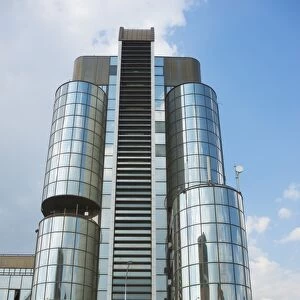 Modern building, Pristina, Kosovo, Europe