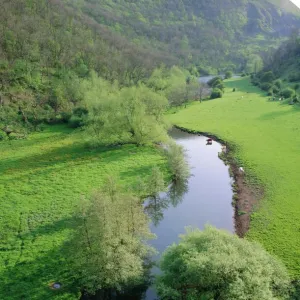 Monsal Dale, Peak District National Park, Derbyshire, England, UK