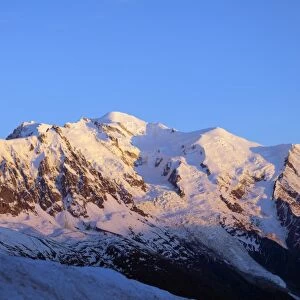 Mont Blanc, 4810m, Chamonix, Haute Savoie, Rhone Alpes, French Alps, France, Europe