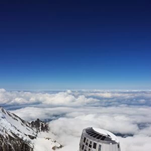 Mont Blanc Gouter refuge, Chamonix Valley, Rhone Alps, Haute Savoie, France, Europe