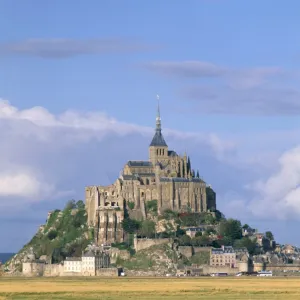 Mont Saint Michel, UNESCO World Heritage Site, Manche, Normandy, France, Europe