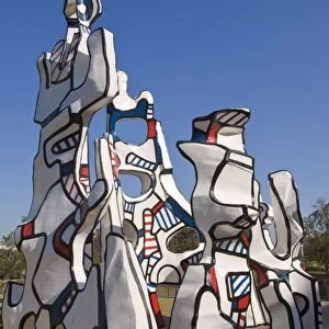 Monument Au Fantome outdoor sculpture, Houston, Texas, United States of America