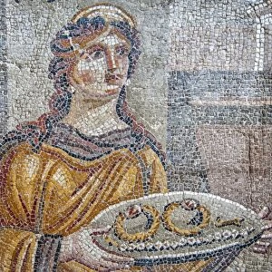 Mosaic of the Chresis from Daphne (Harbiye), 4th century AD, Hatay Archaeology Museum, Antioch, Hatay province, Southwest Turkey, Anatolia, Turkey, Asia Minor, Eurasia