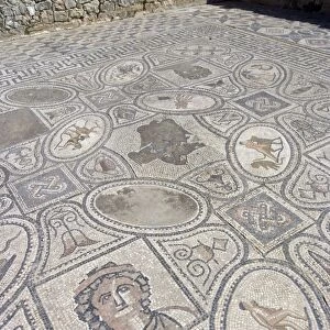 Mosaic from Labour of Hercules House, Volubilis, UNESCO World Heritage Site