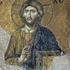 Mosaics, Santa Sofia, UNESCO World Heritage Site, Istanbul, Turkey, Europe
