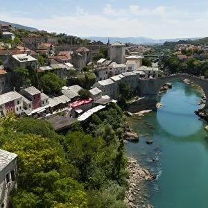 Mostar, UNESCO World Heritage Site, municipality of Mostar, Bosnia and Herzegovina, Europe