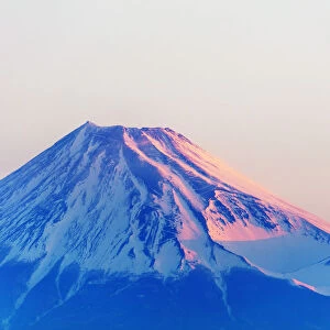 Mount Fuji, 3776m, at sunrise, UNESCO World Heritage Site, Shizuoka Prefecture, Honshu