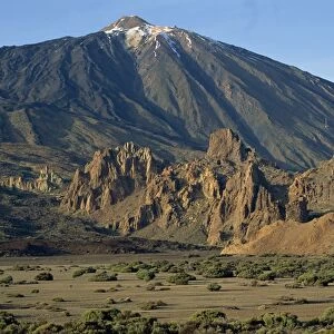 Mount Teide and Las Rochas, Tenerife, Canary Islands, Spain, Europe
