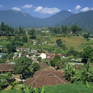 The mountain resort of Puncak on Java