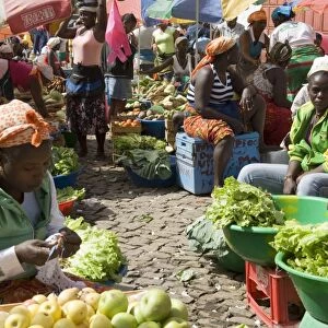 Municipal Market at Assomada, Santiago, Cape Verde Islands, Africa