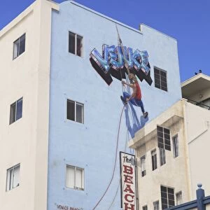 Mural, Venice Beach, Los Angeles, California, United States of America, North America