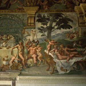Murals of Psyches passion for Cupid in the banqueting hall, Palazzo Te