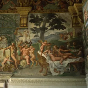 Murals of Psyches passion for Cupid in the banqueting hall, Palazzo Te