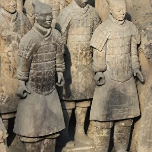 Museum of the Terracotta Warriors, Mausoleum of the first Qin Emperor, Xian, Shaanxi Province