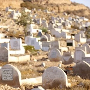 Muslim graveyard, Agadir, Morocco, North Africa, Africa