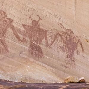 Native Pueblo rock art, Lower Calf Creek Falls Trail, Grand Staircase-Escalante National Monument