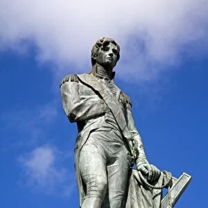 Nelsons Statue, Bridgetown, Barbados, West Indies, Caribbean, Central America