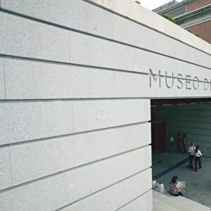 New extension by architect Rafael Moneo, Prado Museum, Madrid, Spain, Europe