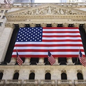 The New York Stock Exchange, Broad Street, Wall Street, Manhattan, New York City