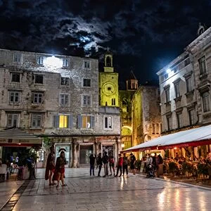Nightlife in Split, Croatia, Europe