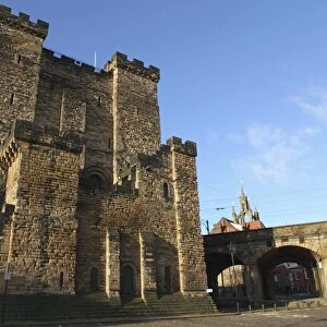 Norman era castle keep, built by King Henry II from 1168 to 1178, Newcastle-upon-Tyne, Tyne and Wear, England, United Kingdom, Europe