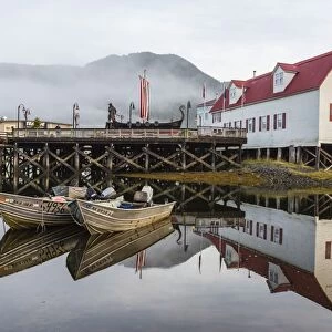 The Norwegian fishing town of Petersburg, Southeast Alaska, United States of America, North America