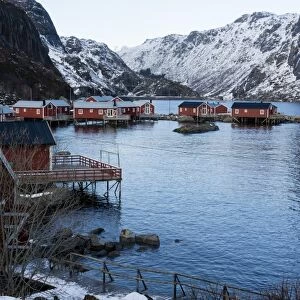 Nusfjord, Lofoten Islands, Arctic, Norway, Scandinavia, Europe