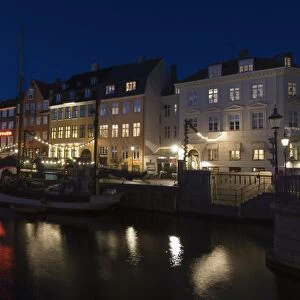 Nyhavn at Christmas, Copenhagen, Denmark, Scandinavia, Europe