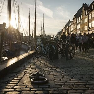 Nyhavn Harbour, Copenhagen, Denmark, Scandinavia, Europe